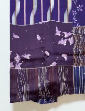 Photo6: JAPANESE KIMONO SILK ANTIQUE JUBAN / PATTERN SAMPLE / KINSHA (6)